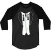 disheveled tuxedo 3/4 Sleeve Shirt