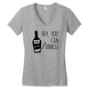 can i dance Women's V-Neck T-Shirt