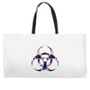 floral hazard Weekender Totes