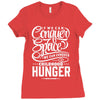 conquer the space Ladies Fitted T-Shirt