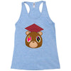 graduation bear kanye west Racerback Tank