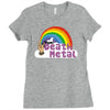 death metal Ladies Fitted T-Shirt