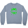 space invader 2 splat Crewneck Sweatshirt