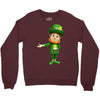 DABBİNG LEPRECHAUN Crewneck Sweatshirt
