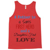 father is a son's first hero Tank Top