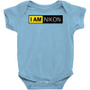 nikon camera i am nikon Baby Onesie
