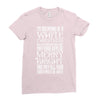 white christmas Ladies Fitted T-Shirt