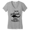 New Aunt 2018 Rokie Dept. Women's V-Neck T-Shirt