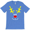 reindeer face novelty christmas T-Shirt