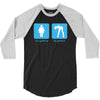 your girlfriend my girlfriend mens funny t shirt 3/4 Sleeve Shirt