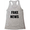 fake news Racerback Tank