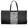 banksy prisoner barcode Weekender Totes