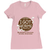 i got worms t shirt Ladies Fitted T-Shirt