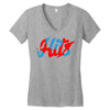 hits Women's V-Neck T-Shirt