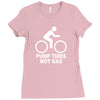 funny eco bicycle (2) Ladies Fitted T-Shirt