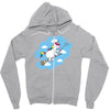 unicorn magic Zipper Hoodie