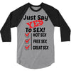 Yes To Sex! 3/4 Sleeve Shirt