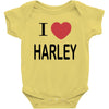 i love harley Baby Bodysuit