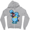 blue crocodile! Zipper Hoodie