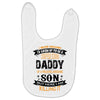 Super Cool Daddy Of A Freaking Awesome Son Baby Bibs