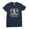 happy halloween! Ladies Fitted T-Shirt