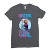 sister of the birthday girl Ladies Fitted T-Shirt