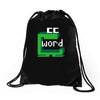 word muncher Drawstring Bags