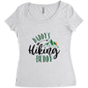 Daddy's Hiking Buddy Women's Triblend Scoop T-shirt