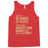 10 kinds of people binary Tank Top