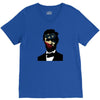 abraham lincoln independence day flag america V-Neck Tee