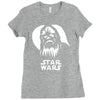 chewbecca star wars ciube chewbacca film cinema&amp;tv Ladies Fitted T-Shirt