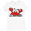 old and crabby Ladies Fitted T-Shirt