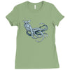 sea emperor transparent buffalo Ladies Fitted T-Shirt