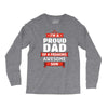 proud dad son Long Sleeve Shirts