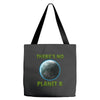there is no planet  b earth day Tote Bags