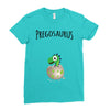 Pregosaurus Boy Ladies Fitted T-Shirt
