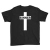 sinner christian god bible new Youth Tee