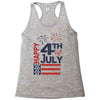 happy 4th of july Racerback Tank