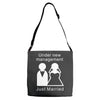 under new management   just married Adjustable Strap Totes