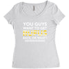 You Guys Want To Get Rufus Back Or What Sametimeless Women's Triblend Scoop T-shirt