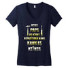 wenn papa wer dann Women's V-Neck T-Shirt