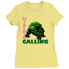 mjolnir calling Ladies Fitted T-Shirt