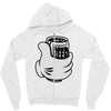 mickey beer Zipper Hoodie