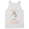 Unicorns are born in January Tank Top