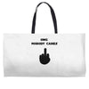 omg nobody cares Weekender Totes