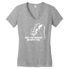 may the brakes be with you Women's V-Neck T-Shirt
