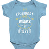 legendary riders are born in 1971 Baby Bodysuit