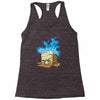 sticker box Racerback Tank