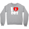 i love dbz  fun  super saiyajin piccolo vegeta dragonball son goku Crewneck Sweatshirt