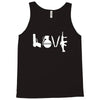 love  funny weapons retro war urban art guns knife cool peace Tank Top